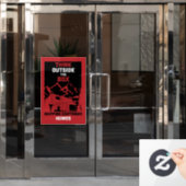 出荷コンテナホームリビング ウィンドウサイン (オフィスドア)