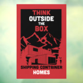 出荷コンテナホームリビング ウィンドウサイン (シート3)