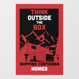 出荷コンテナホームリビング ウィンドウサイン