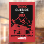 出荷コンテナホームリビング ウィンドウサイン (シート2)