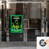 出荷コンテナホームリビング ウィンドウサイン (オフィスドア)