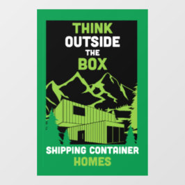 出荷コンテナホームリビング ウィンドウサイン