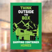 出荷コンテナホームリビング ウィンドウサイン (シート2)