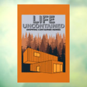 出荷コンテナホームリビング ウィンドウサイン (シート3)