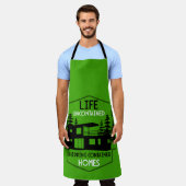 出荷コンテナホームリビング エプロン (着用した状態)