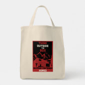 出荷コンテナホームリビング トートバッグ (裏面)