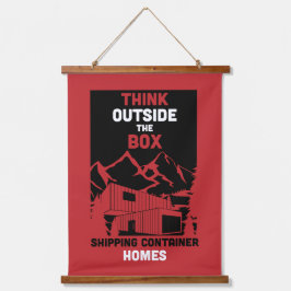 出荷コンテナホームリビング 吊り下げ型タペストリー