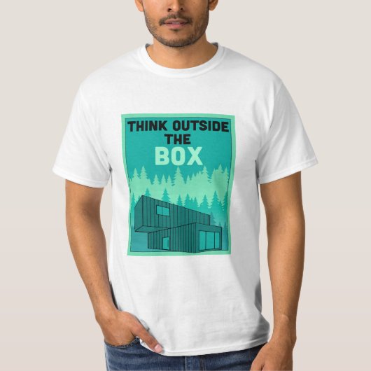 出荷コンテナホームリビング Tシャツ (正面)