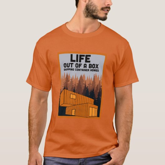 出荷コンテナホームリビング Tシャツ (正面)