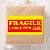 出荷ラベル付き気に壊れやすい柄 ラベル (インサイチュ)