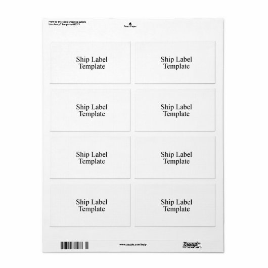 出荷ラベル ラベル (フルシート)