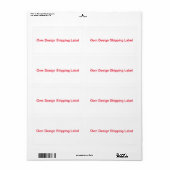 出荷ラベル ラベル (フルシート)