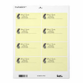 出荷ラベル – 《鳥》ハヤブサ ラベル (フルシート)