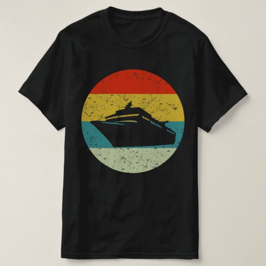 出荷レトロヴィンテージシルエット70S Tシャツ (デザイン正面)