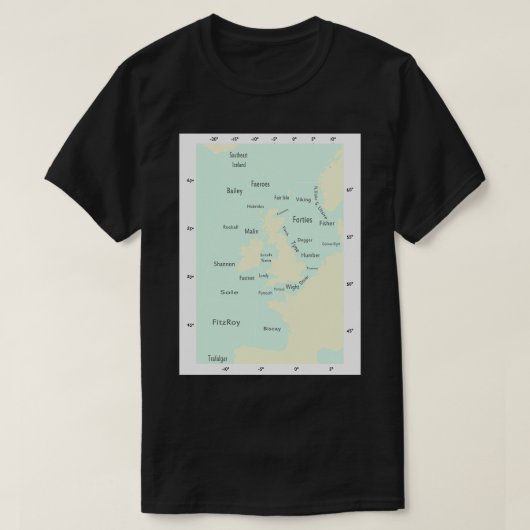 出荷予測シーサイドカラー Tシャツ (デザイン正面)