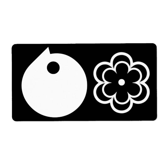 出荷住所 シールスタイルデザイン ラベル (正面)