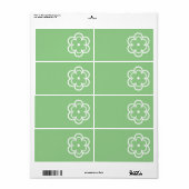 出荷住所 シール (フルシート)