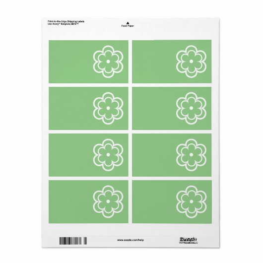 出荷住所 シール (フルシート)