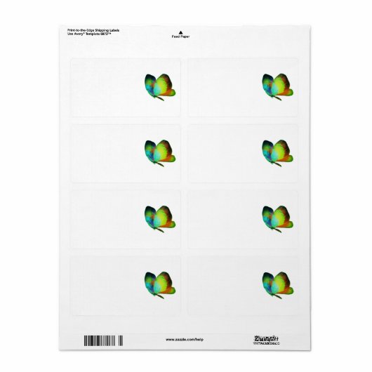 出荷住所 シール (フルシート)