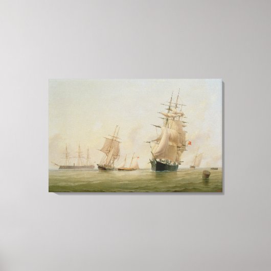 出荷絵画(キャンバス上の油) キャンバスプリント (正面)