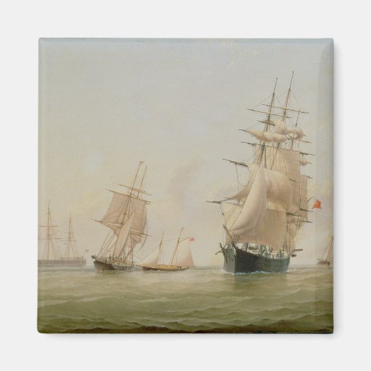 出荷絵画(キャンバス上の油) マグネット (正面)