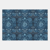 出荷航海のおよび海をテーマにしたパターンNo7 ラッピングペーパーシート (正面2)