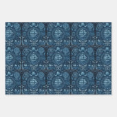 出荷航海のおよび海をテーマにしたパターンNo7 ラッピングペーパーシート (正面)