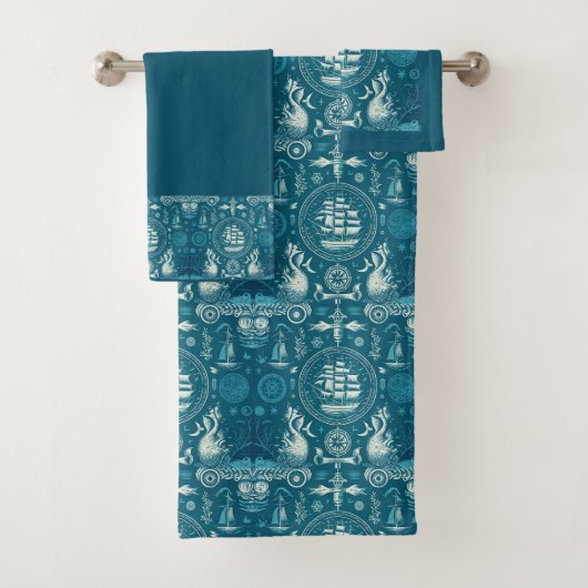 出荷航海のおよび海パターンNo2 バスタオルセット (インサイチュ)