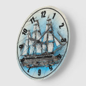 出荷 ラージ壁時計 (傾斜)