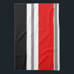 出血させたWhilverの台所タオル キッチンタオル<br><div class="desc">このタオルは黒、赤、白および銀製の装飾が付いている台所で素晴らしく見ます。</div>