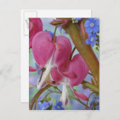 出血しているハートとブルネラジャックの詳細 ポストカード (正面/裏面)