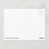 出血しているハート妖精 ポストカード (裏面)