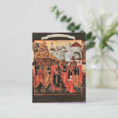 出血する女の癒し - 正教会のキリスト教 ポストカード (スタンド正面)