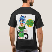 出血の天使のワイシャツ Tシャツ (裏面)