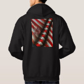 「出血の自由」フード付きスウェットシャツ画像 パーカ (裏面)