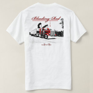 出血の赤(ロゴの前部) Tシャツ