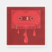 出血オーディオカセット スタンダードランチョンナプキン (正面)