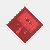 出血オーディオカセット スタンダードランチョンナプキン (角)