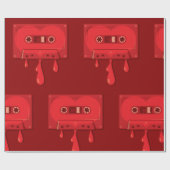 出血オーディオカセット ラッピングペーパー (フラット)