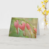 出血ハートすべての行事グリーティング カード (黄色い花)