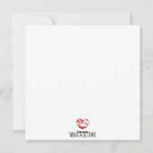 出血ハートコミカルバレンタイン シーズンカード (裏面)