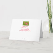 出血ハートハッピーバースデーカード カード (裏面)