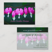 出血ハートフローラ名刺 名刺 (正面/裏面)