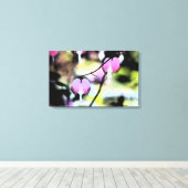 出血ハートフローラ キャンバスプリント (インサイチュ (ウッドフロア))