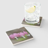 出血ハートフローラ ストーンコースター (横)