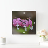 出血ハート壁時計 スクエア壁時計 (ホーム)