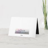 出血ハート恋しく思グリーティングカード シーズンカード (裏面)