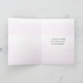 出血ハート悔やみや弔慰 サンキューカード (内部)