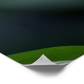 出血ハート春の花ポスター ポスター (角)