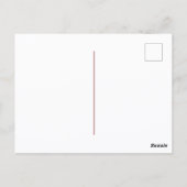 出血ハート植物性フローラ写真 ポストカード (裏面)